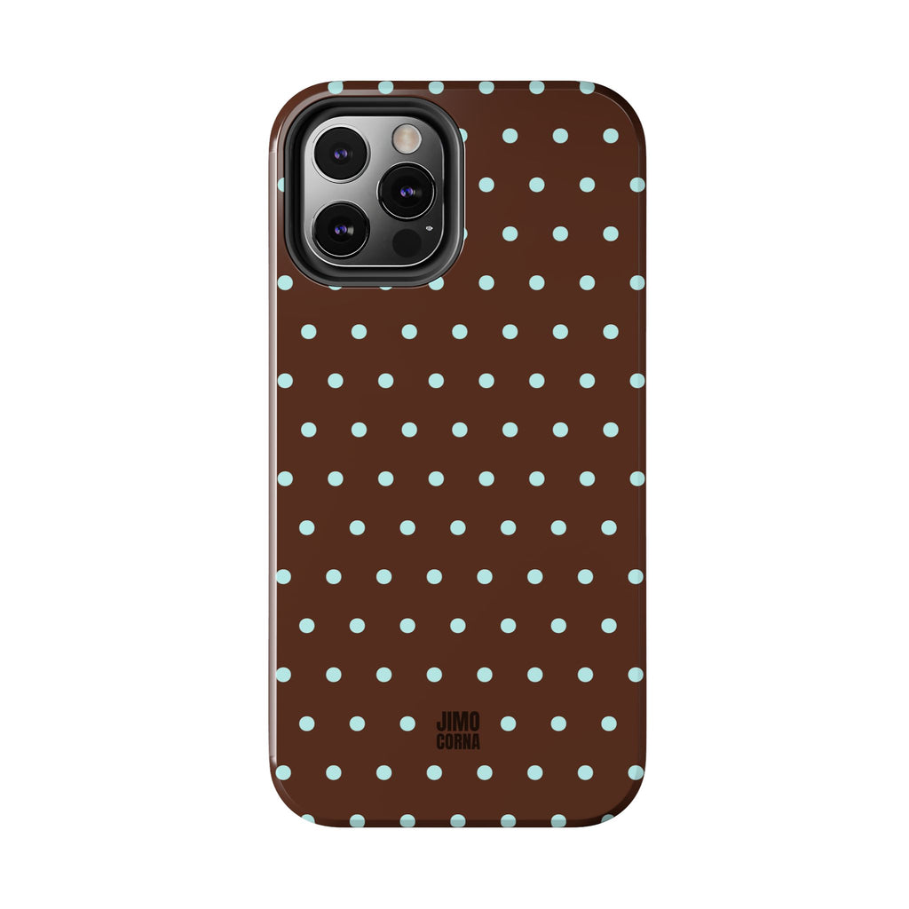 Polka Dot | Brown and Blue