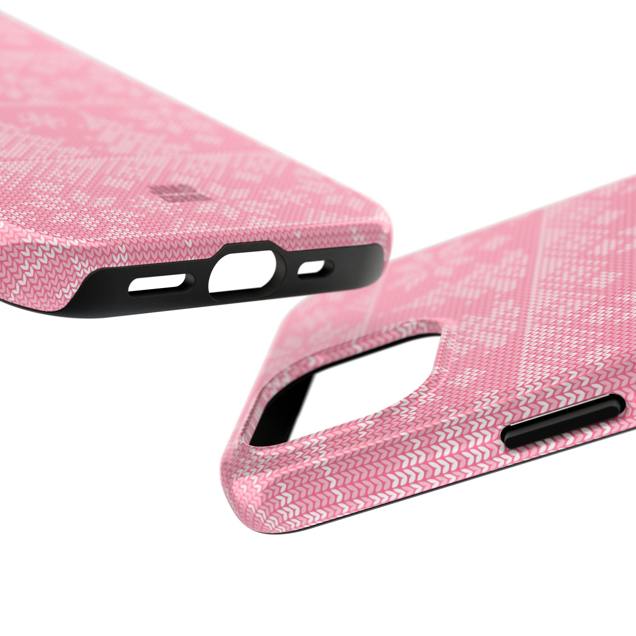 Holiday Knit | Pink iPhone Case