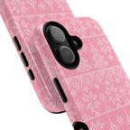 Holiday Knit | Pink MagSafe iPhone Case