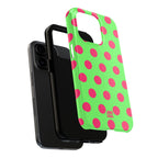 Big Polka Dot | Green and Pink