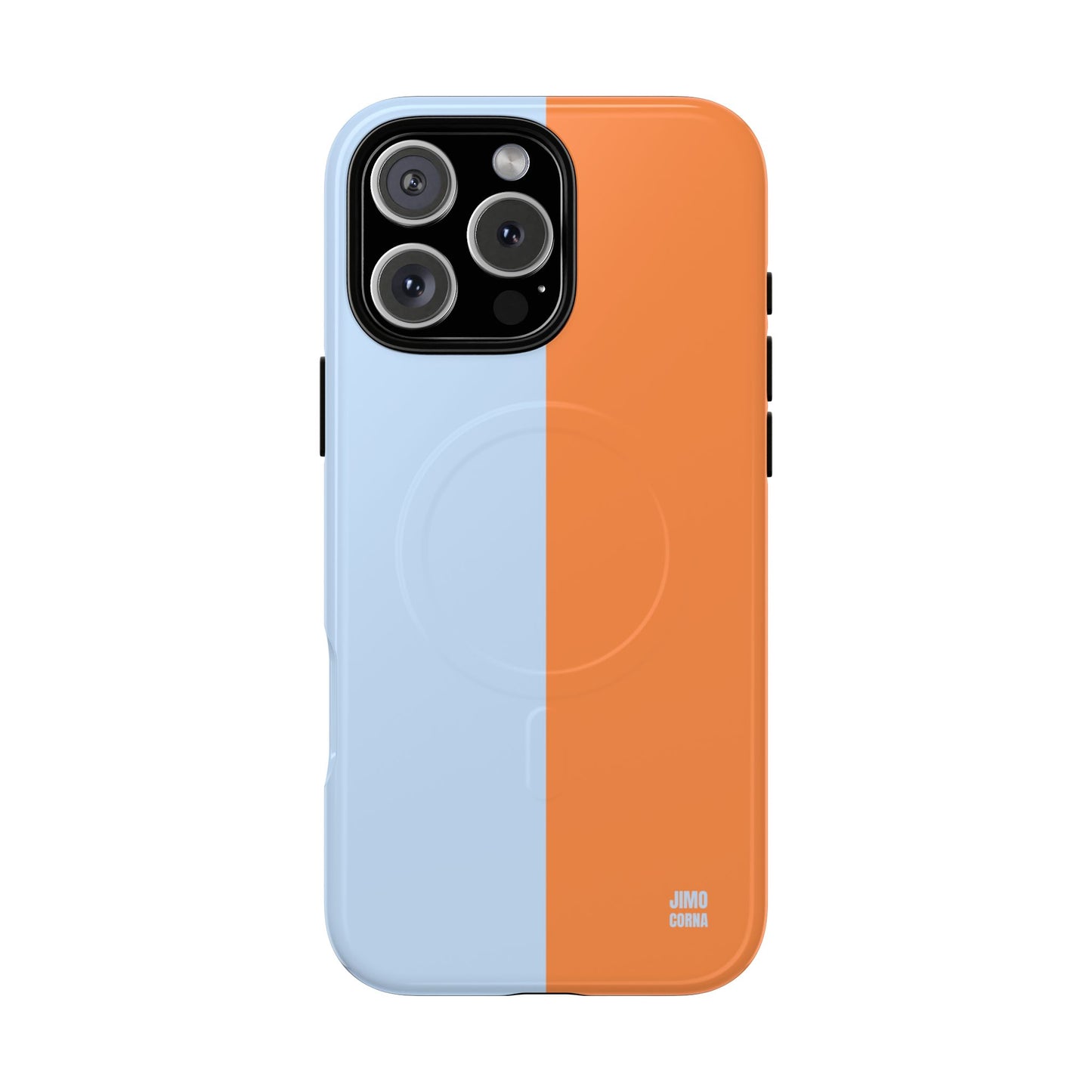 Orange and Blue Color Block