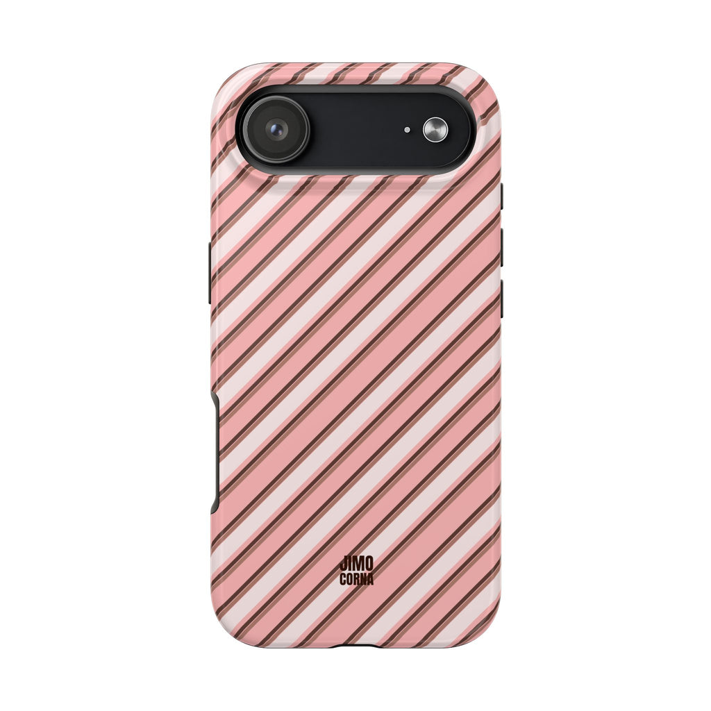 Angelina Stripes | Pink - iPhone Case