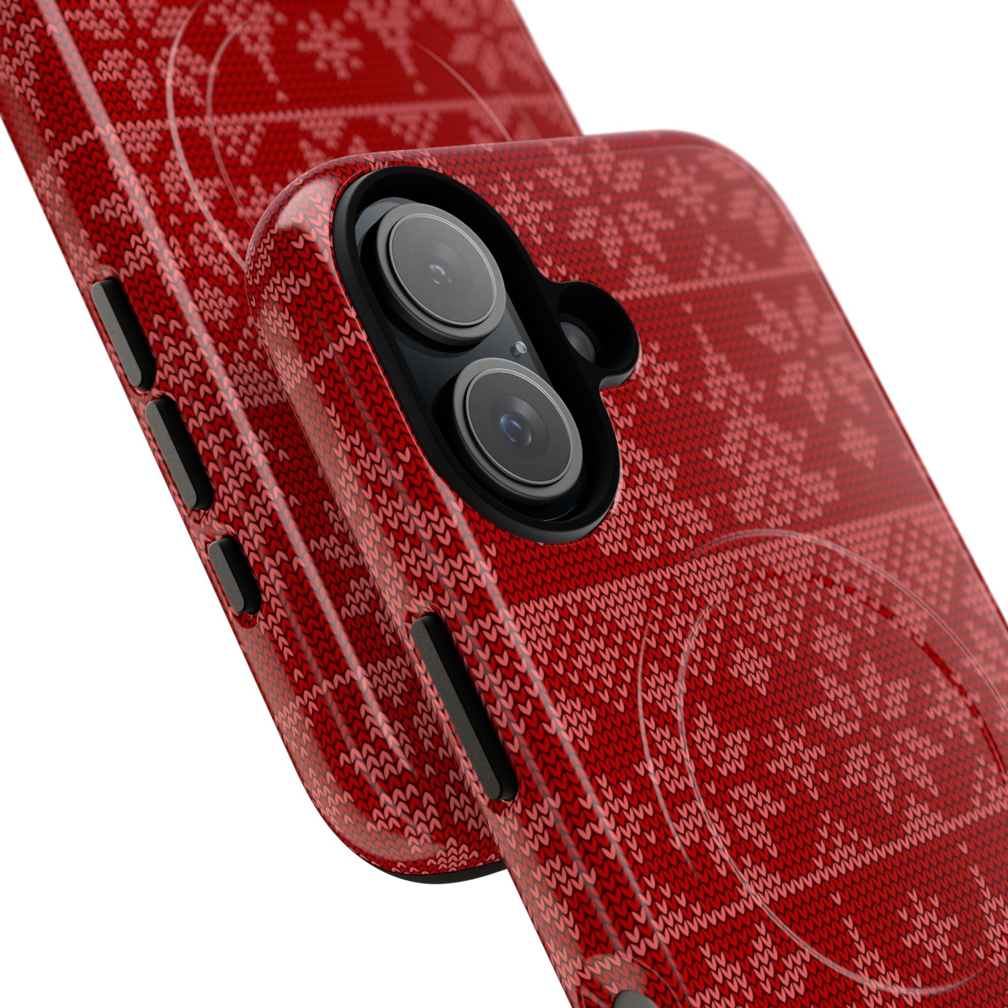 Holiday Knit | Red MagSafe iPhone Case