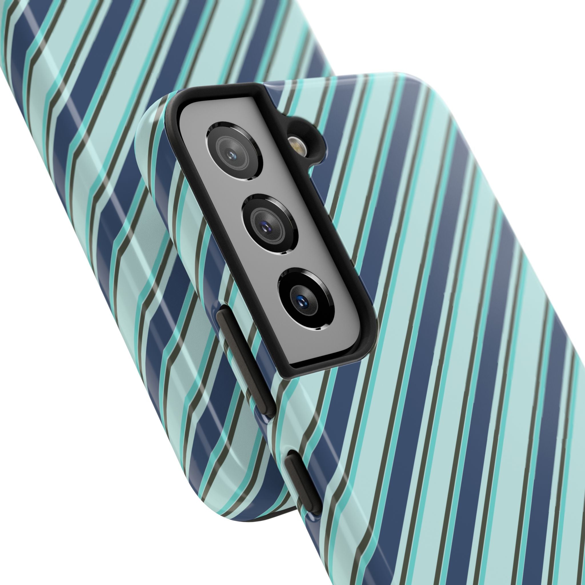 Angelina Stripes | Blue - iPhone Case