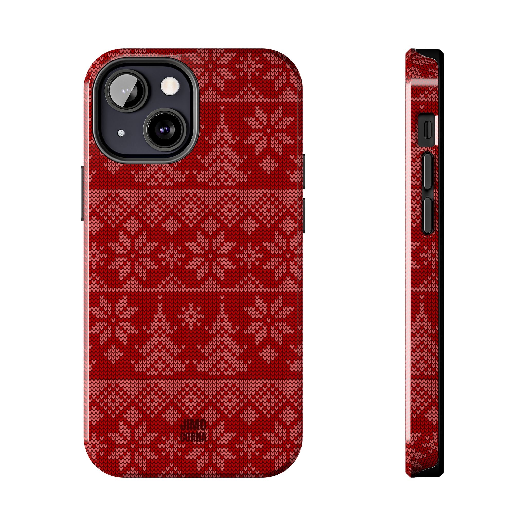 Holiday Knit | Red iPhone Case
