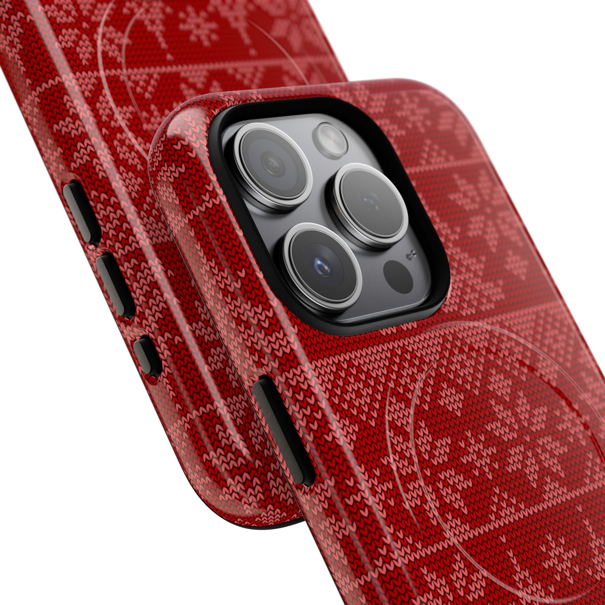 Holiday Knit | Red MagSafe iPhone Case