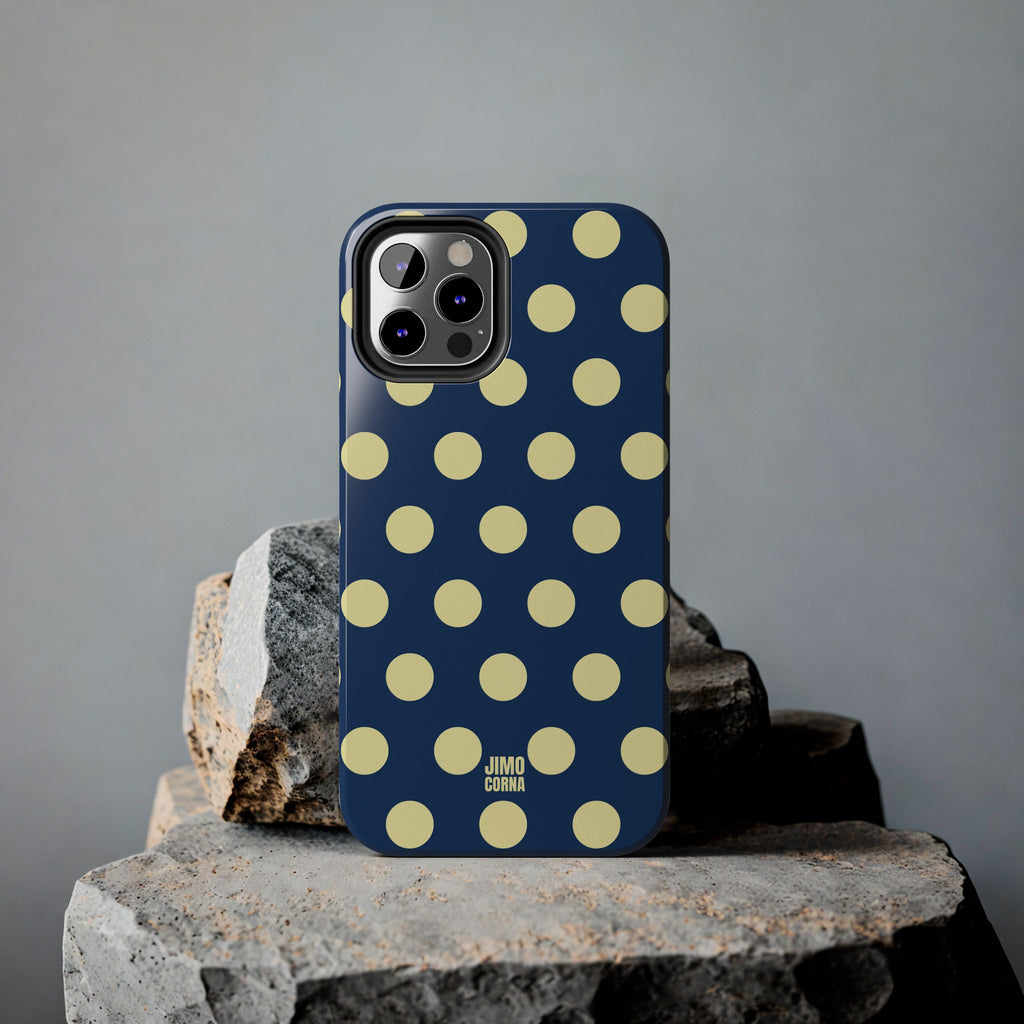 Big Polka Dot | Blue and Cream