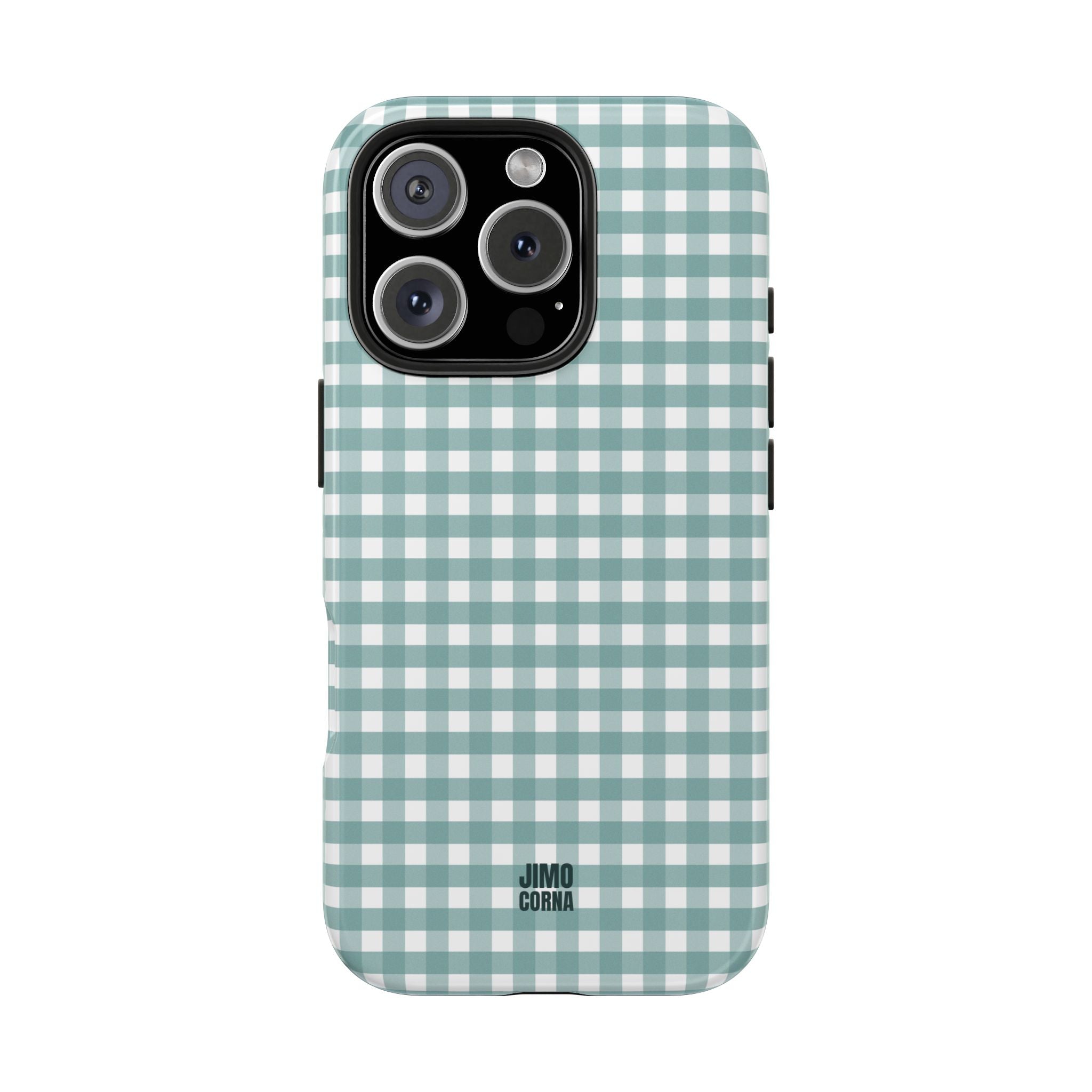 Farm Gingham iPhone Case | Blue