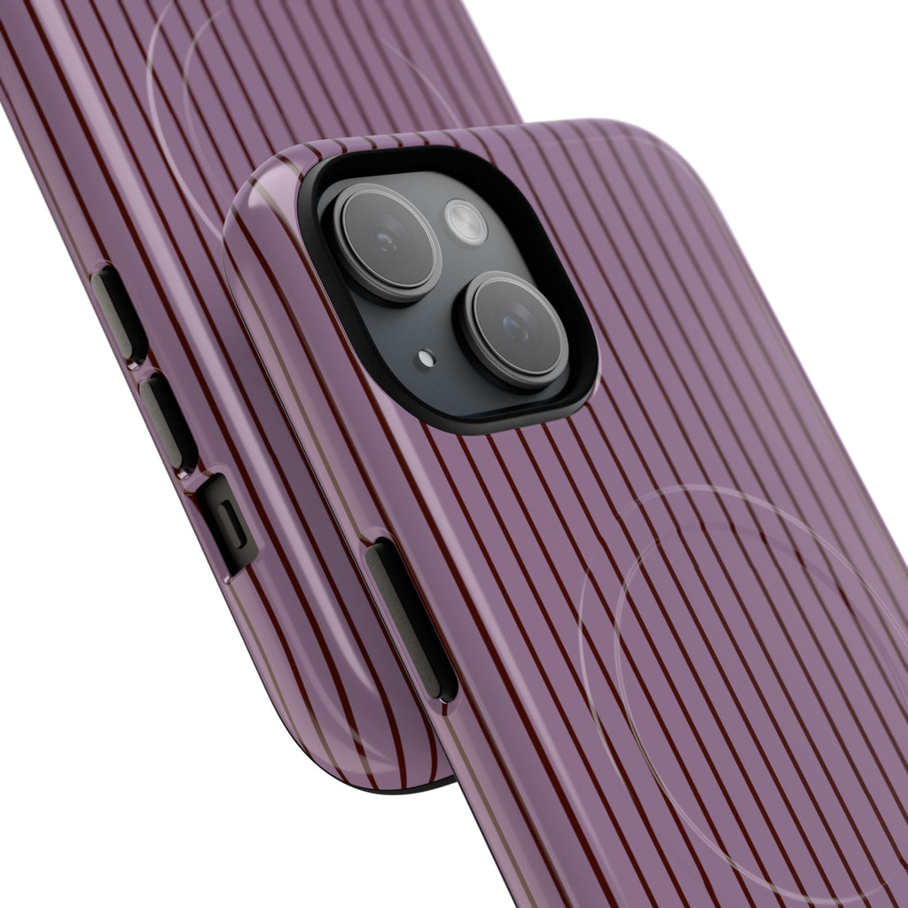 Plum Berry Soft Stripes