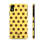 Big Polka Dot | Yellow and Brown