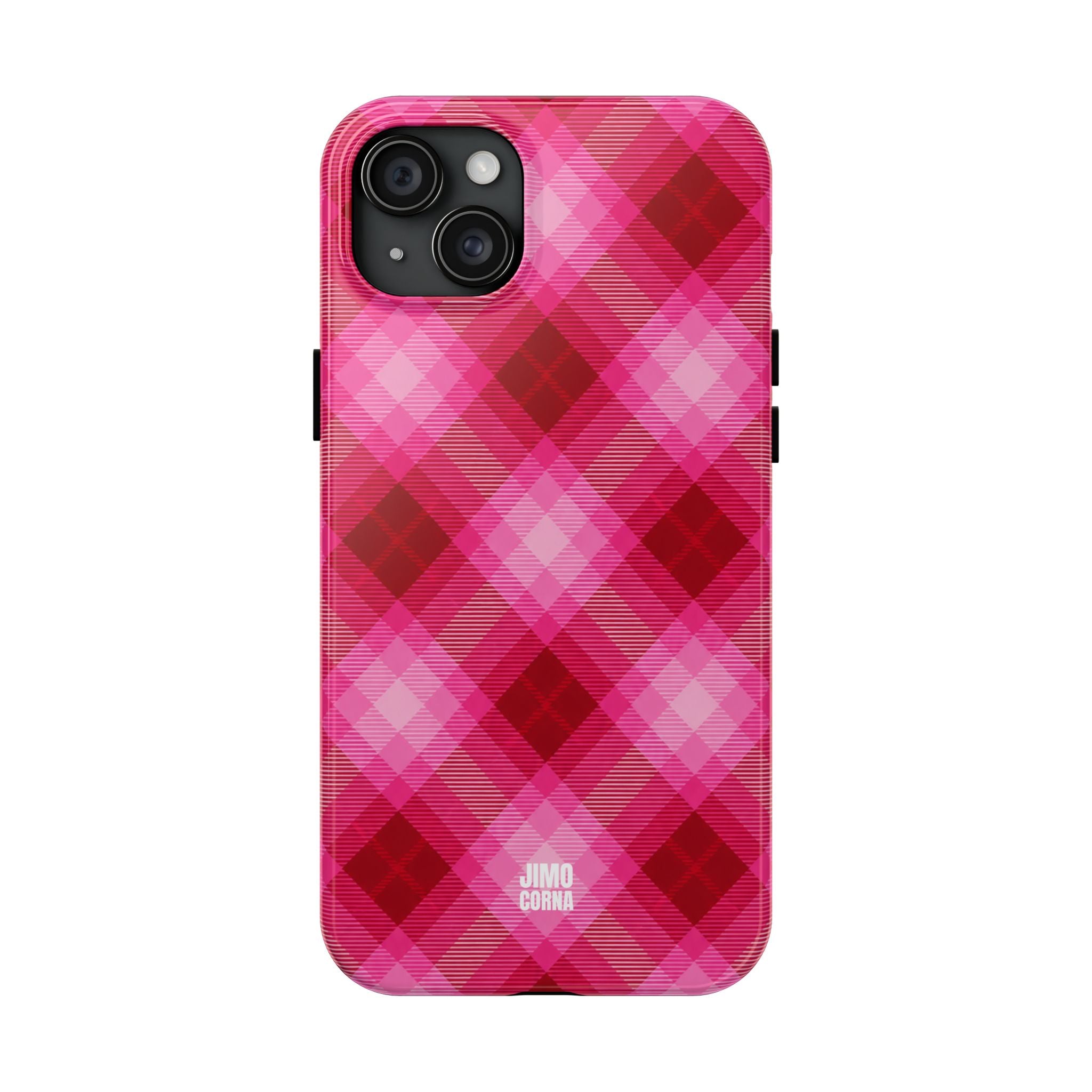 Pink Picnic Plaid iPhone Case