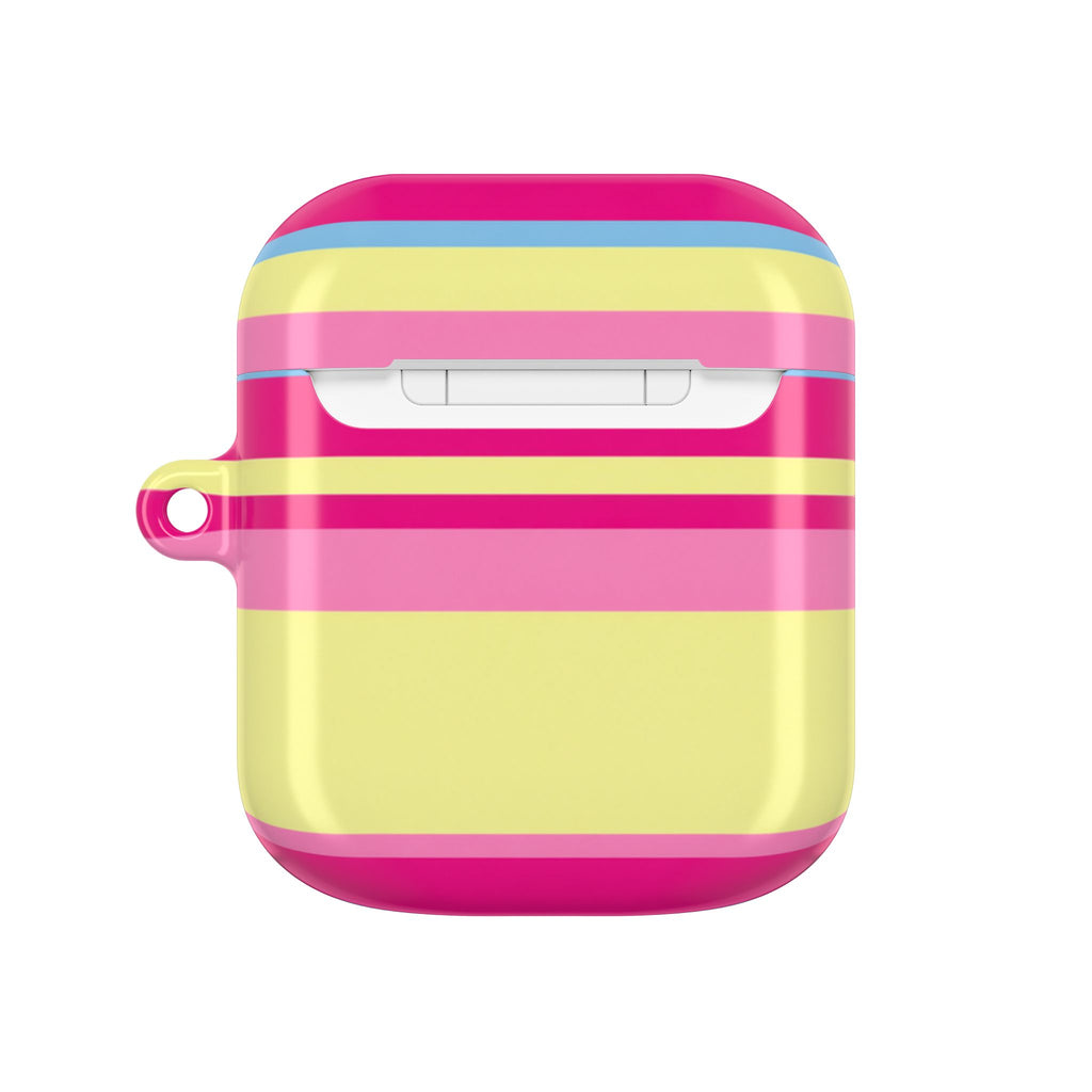 Lemonberry Stripe AirPods Case