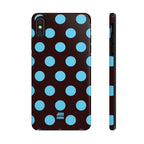 Big Polka Dot | Brown and Blue