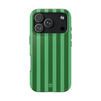 Olive Green Bold Stripes