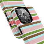 Sweet Candy Stripes MagSafe iPhone Case