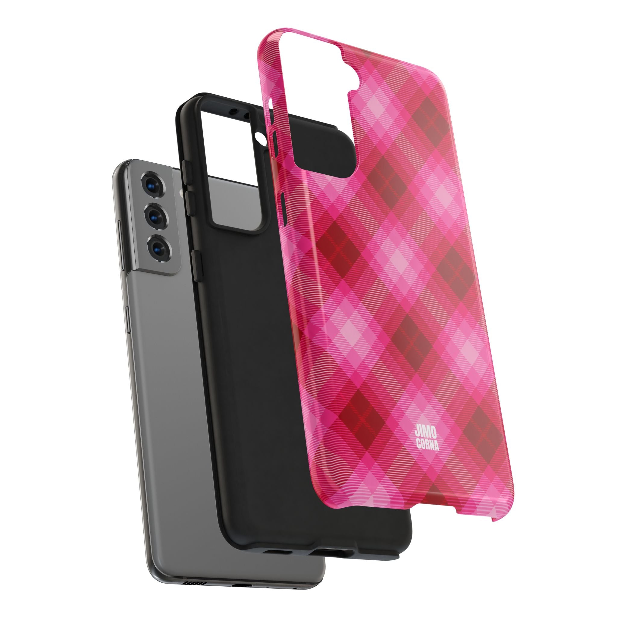 Pink Picnic Plaid Samsung Galaxy Case