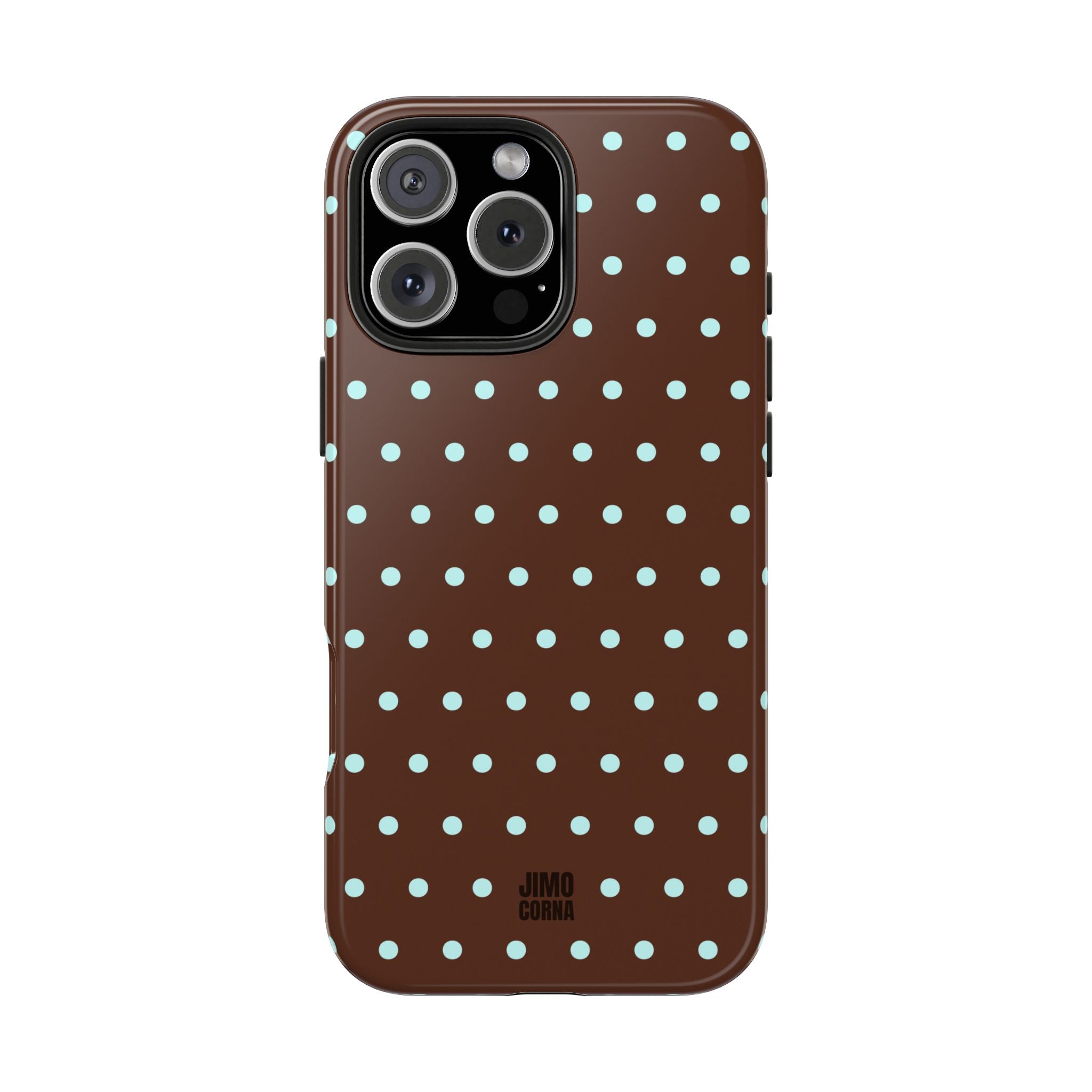 Polka Dot | Brown and Blue