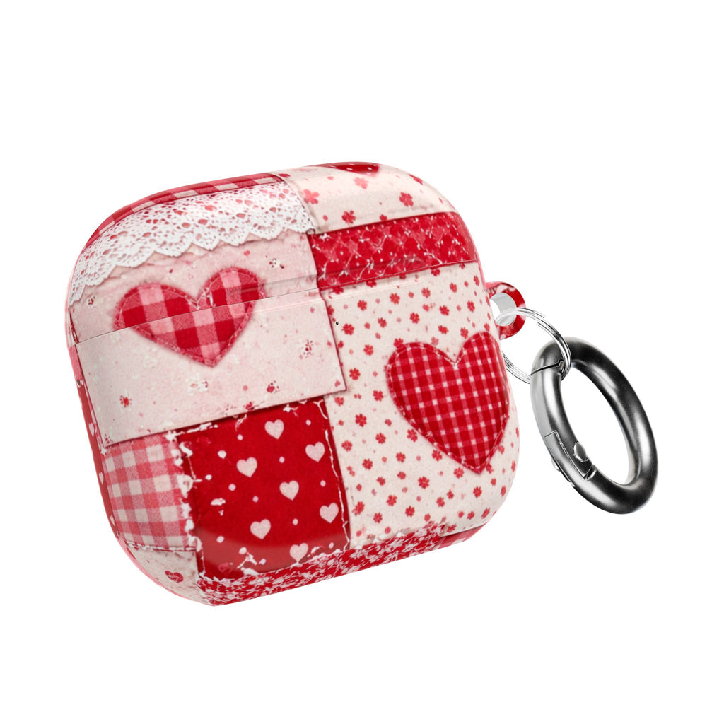 Patchwork Heart AirPods Case