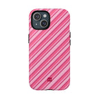 Angelina Stripes | Hot Pink - MagSafe iPhone Case