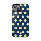 Big Polka Dot | Blue and Cream