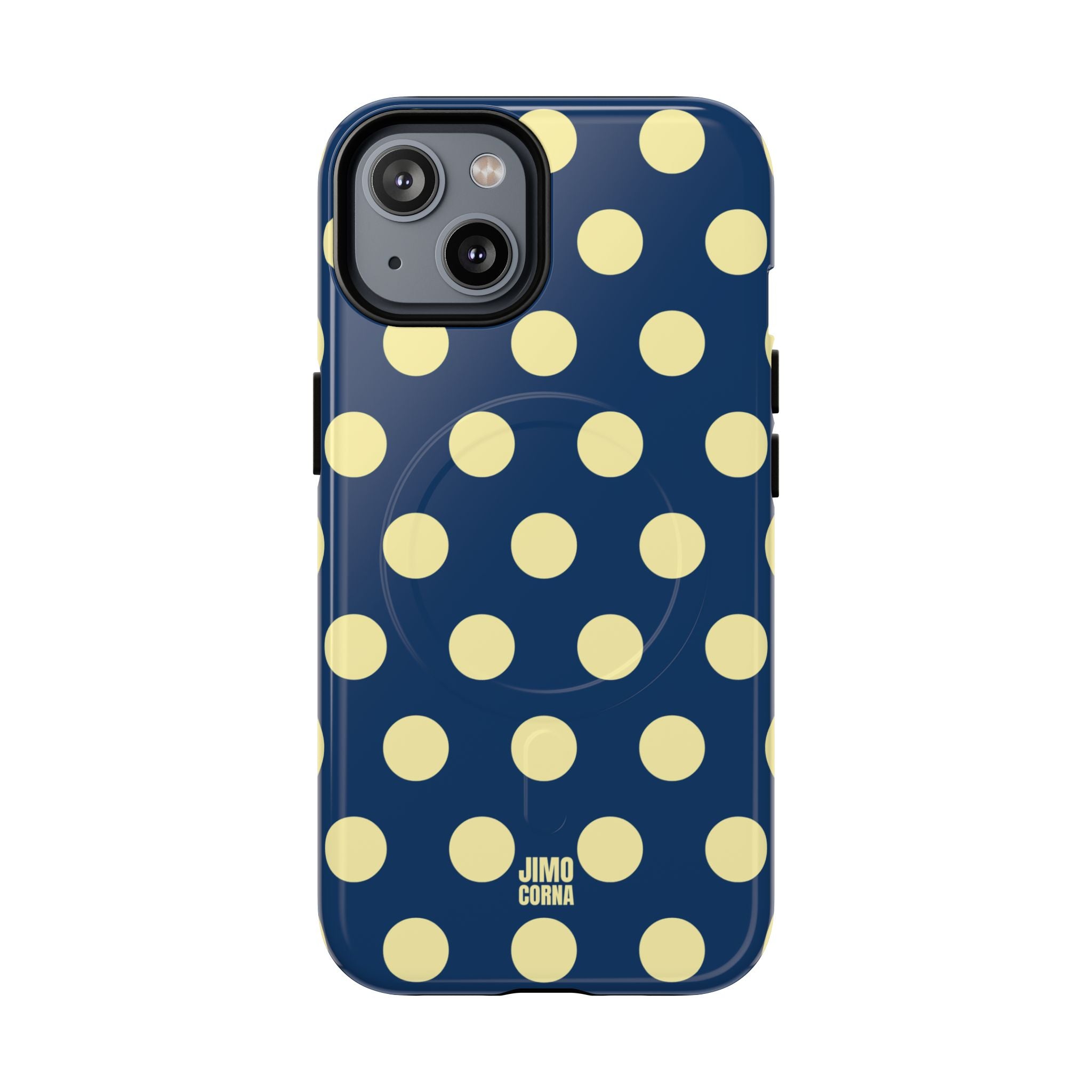 Big Polka Dot | Blue and Cream