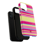 Lemonberry Stripe MagSafe iPhone Case