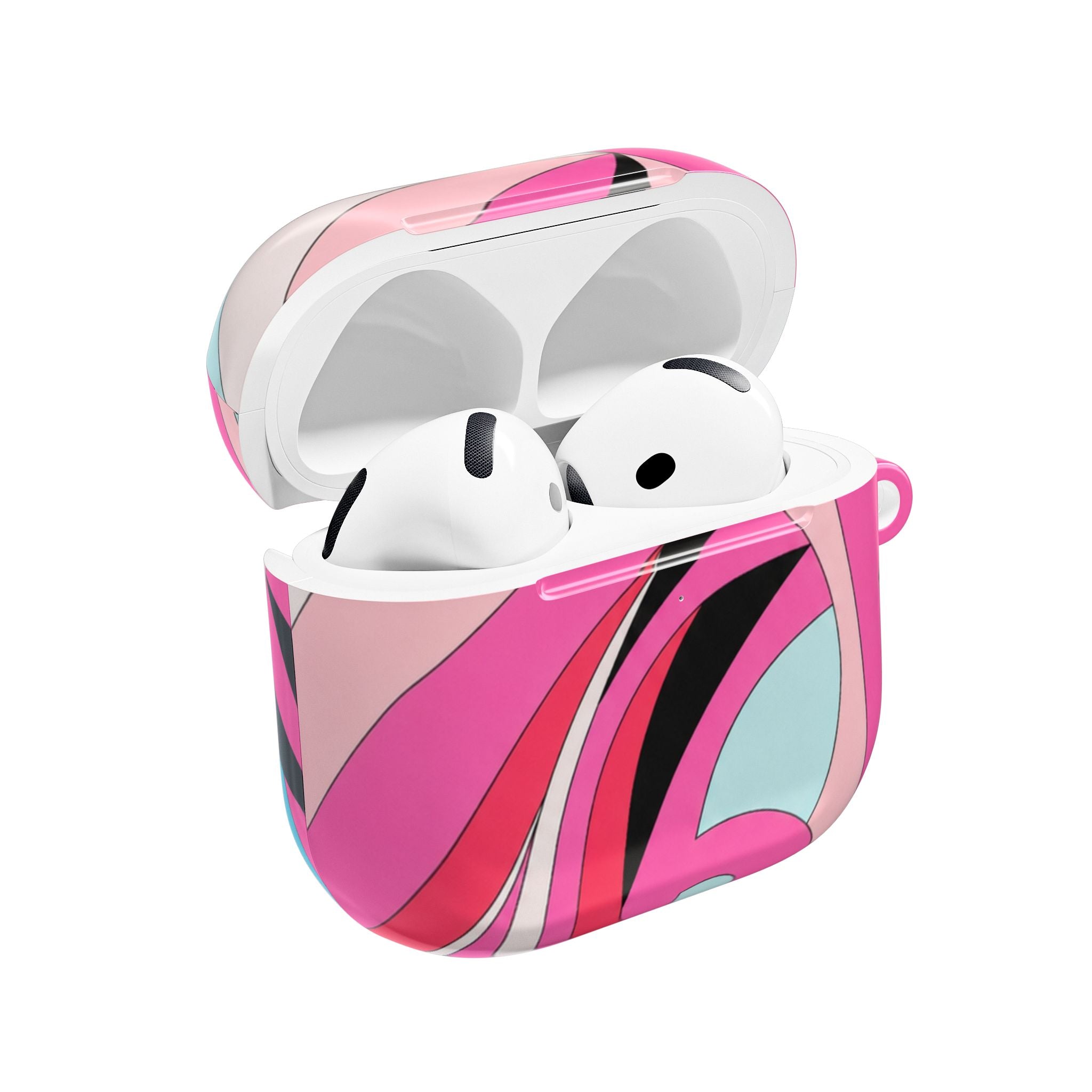 Pink Tropic Swirl AirPods Case