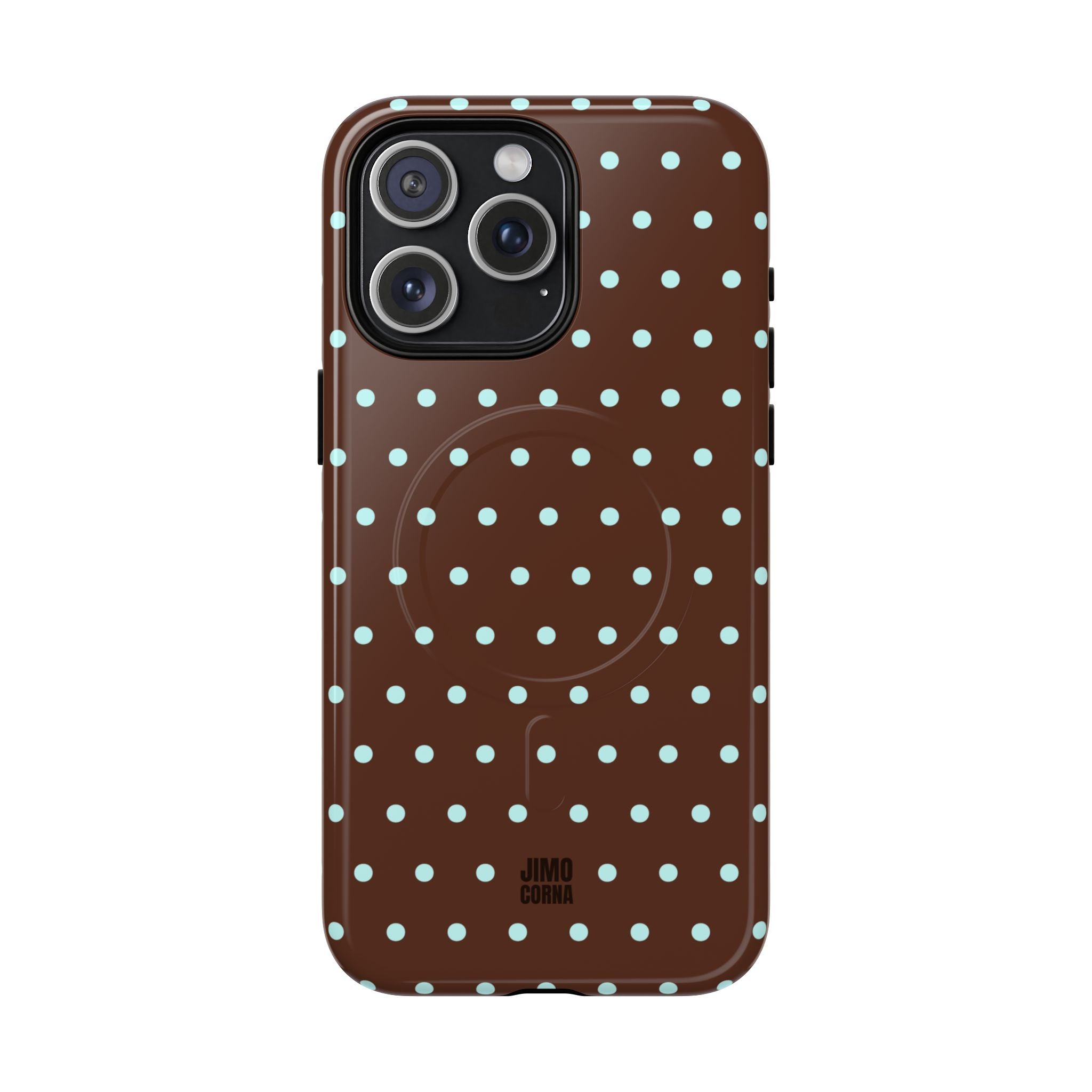 Polka Dot | Brown and Blue