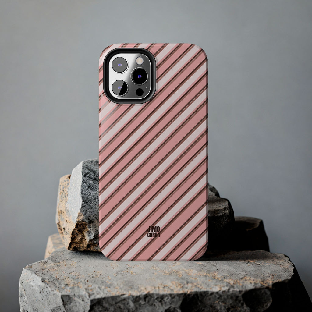 Angelina Stripes | Pink - iPhone Case