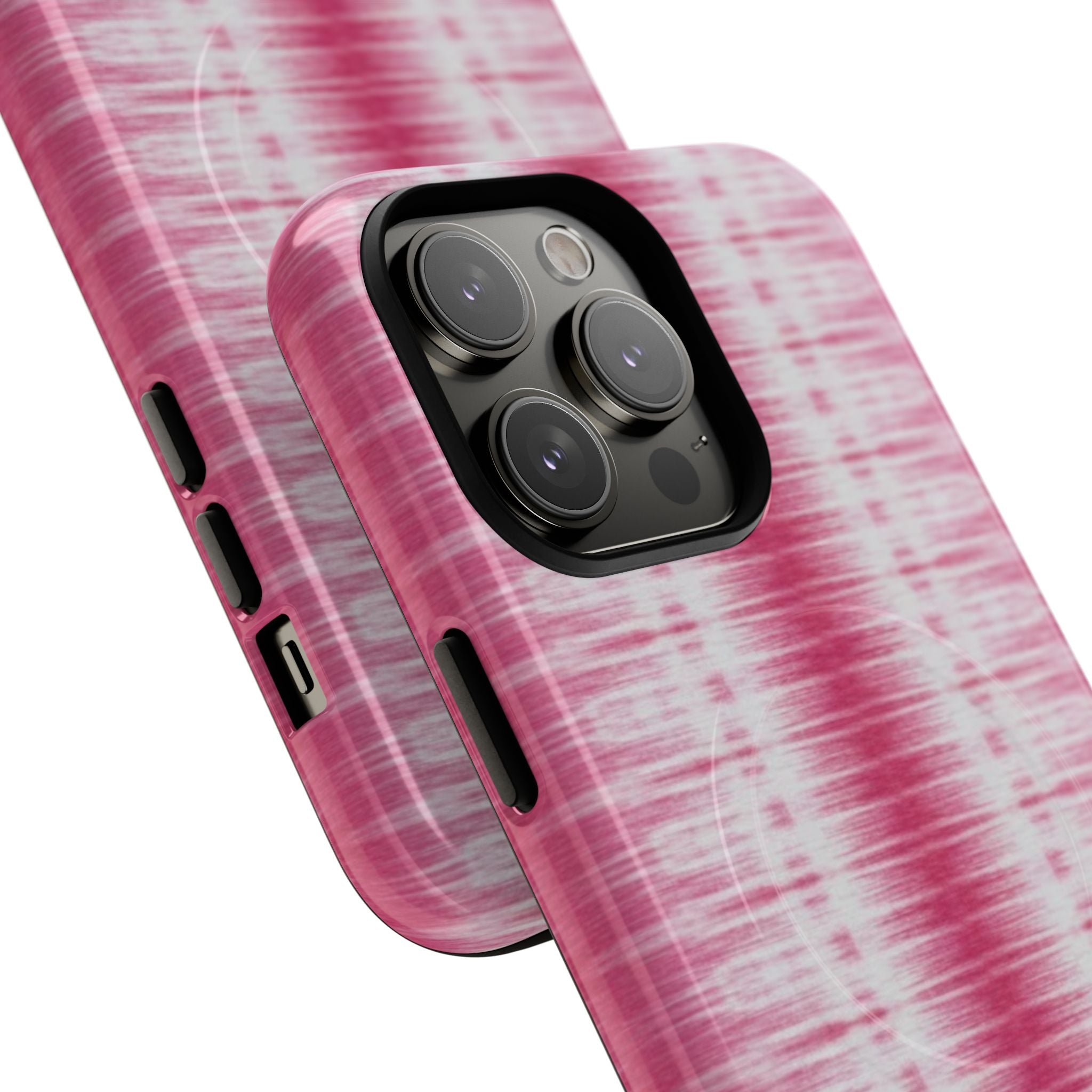 Pink Woven Texture MagSafe iPhone Case