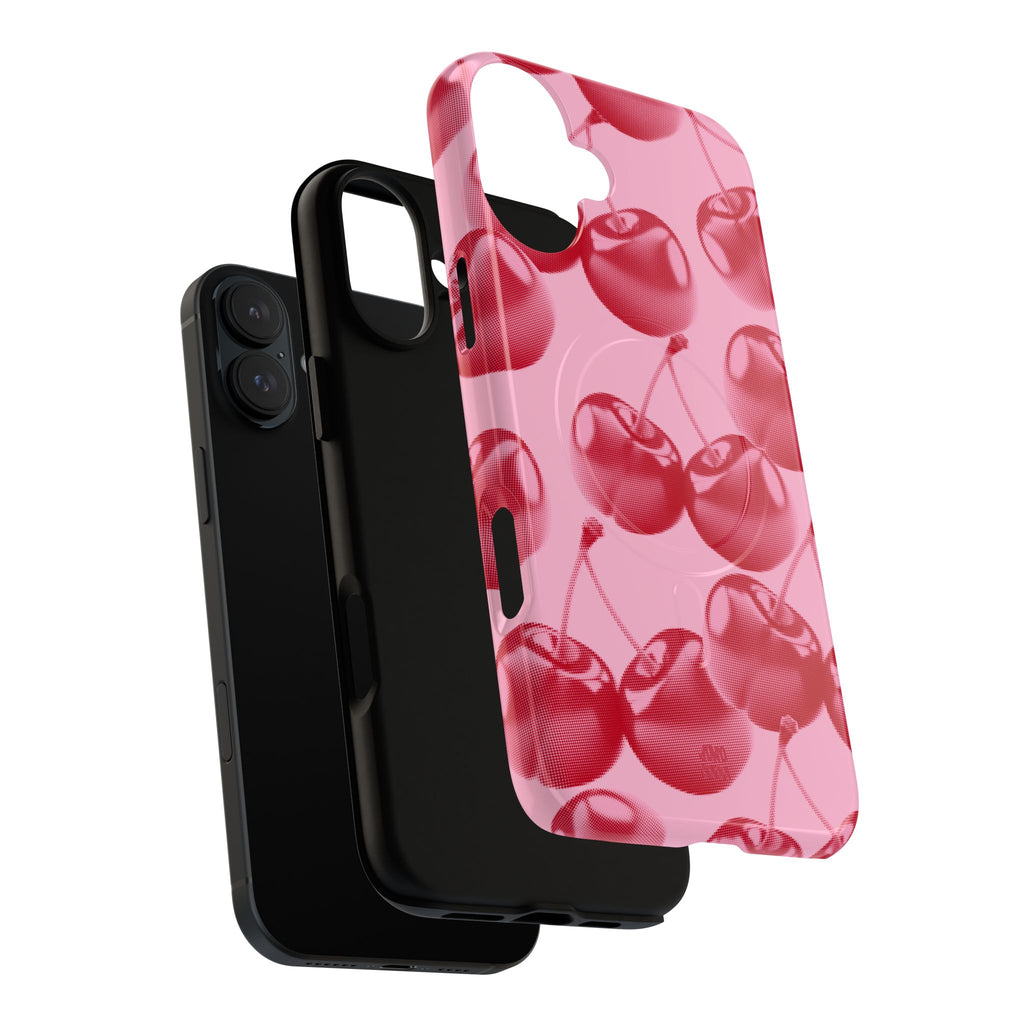 Pink Retro Cherries