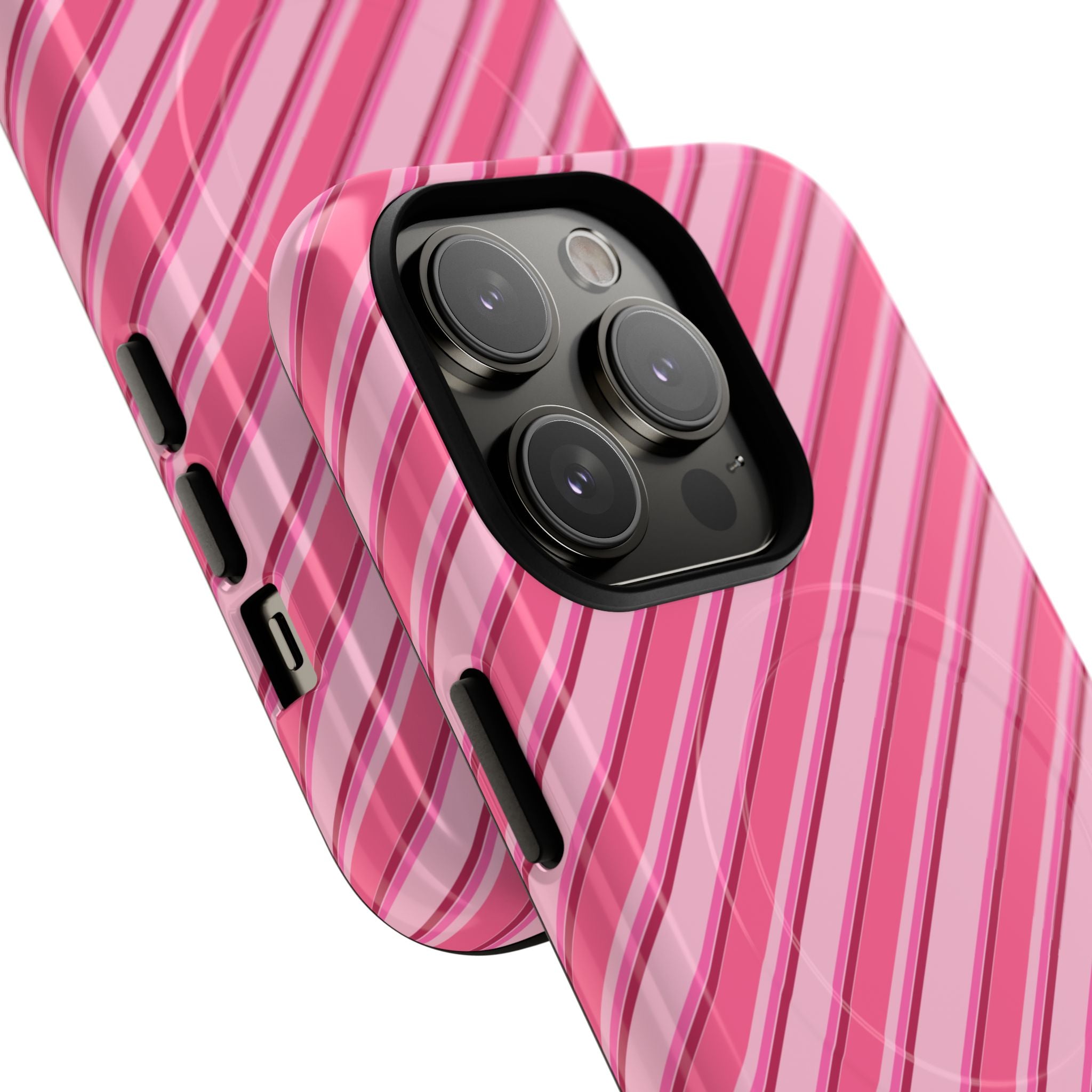 Angelina Stripes | Hot Pink - MagSafe iPhone Case