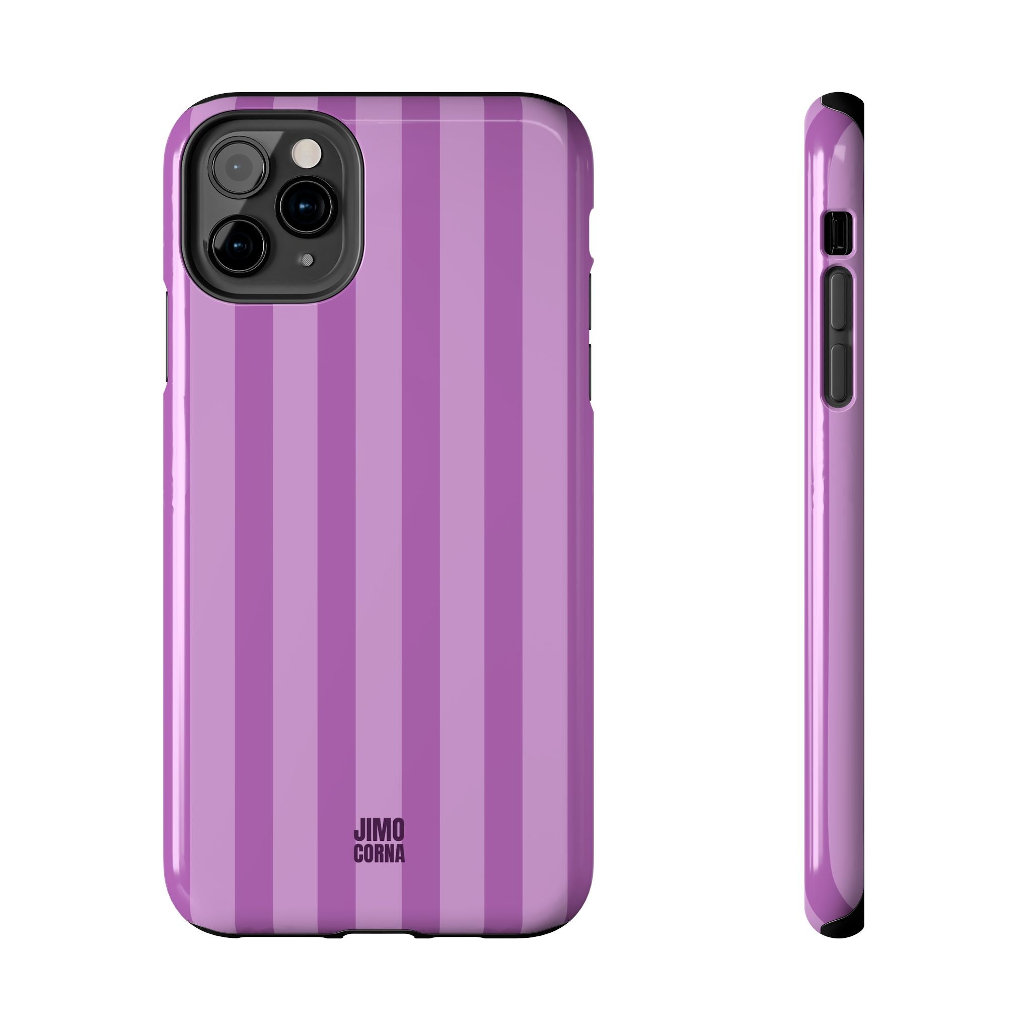 Bold Stripes iPhone Case | Plum
