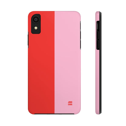 Red and Pink Color Block