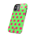 Big Polka Dot | Green and Pink