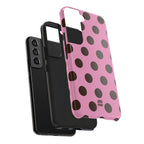 Big Polka Dot | Pink and Black
