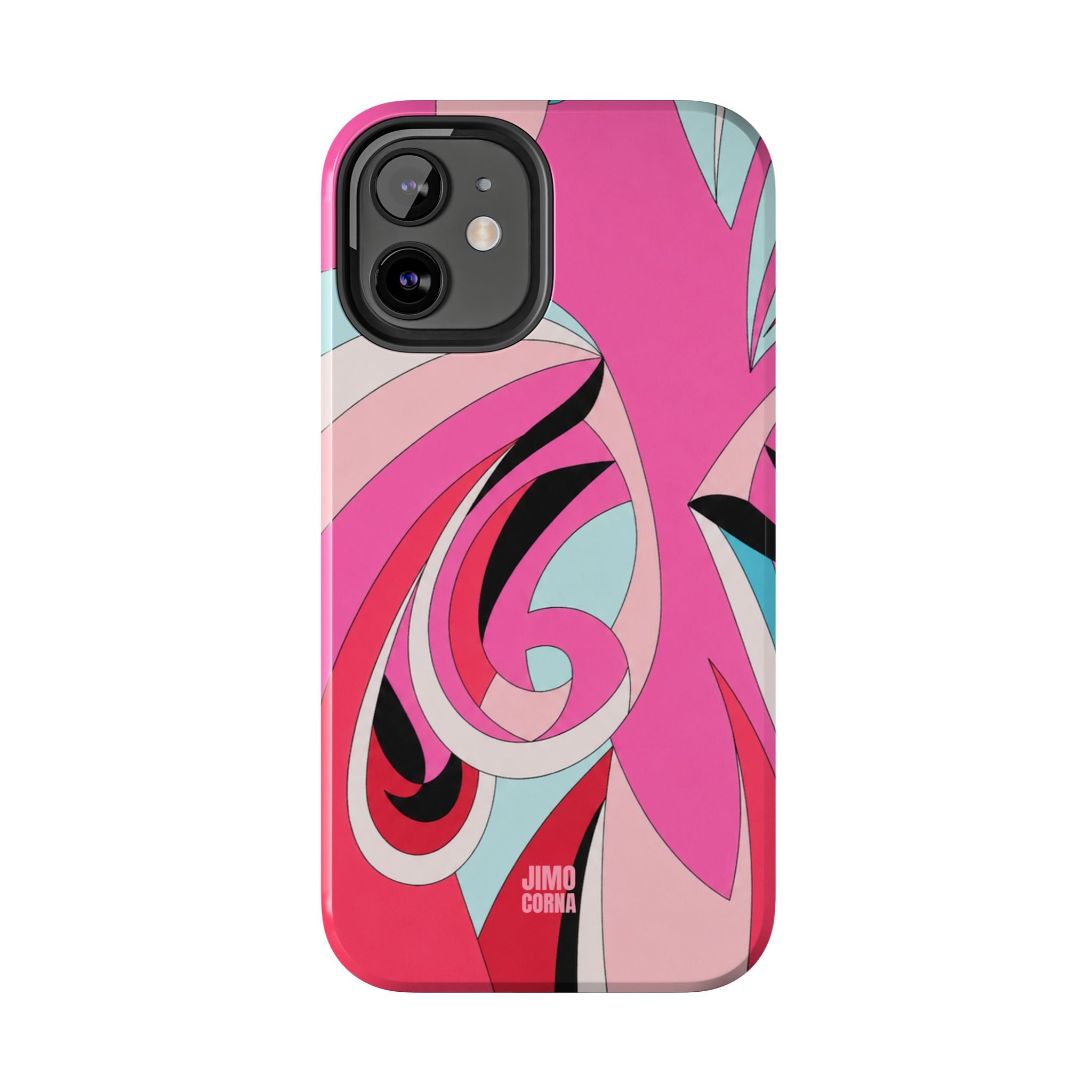 Pink Tropic Swirl iPhone Case