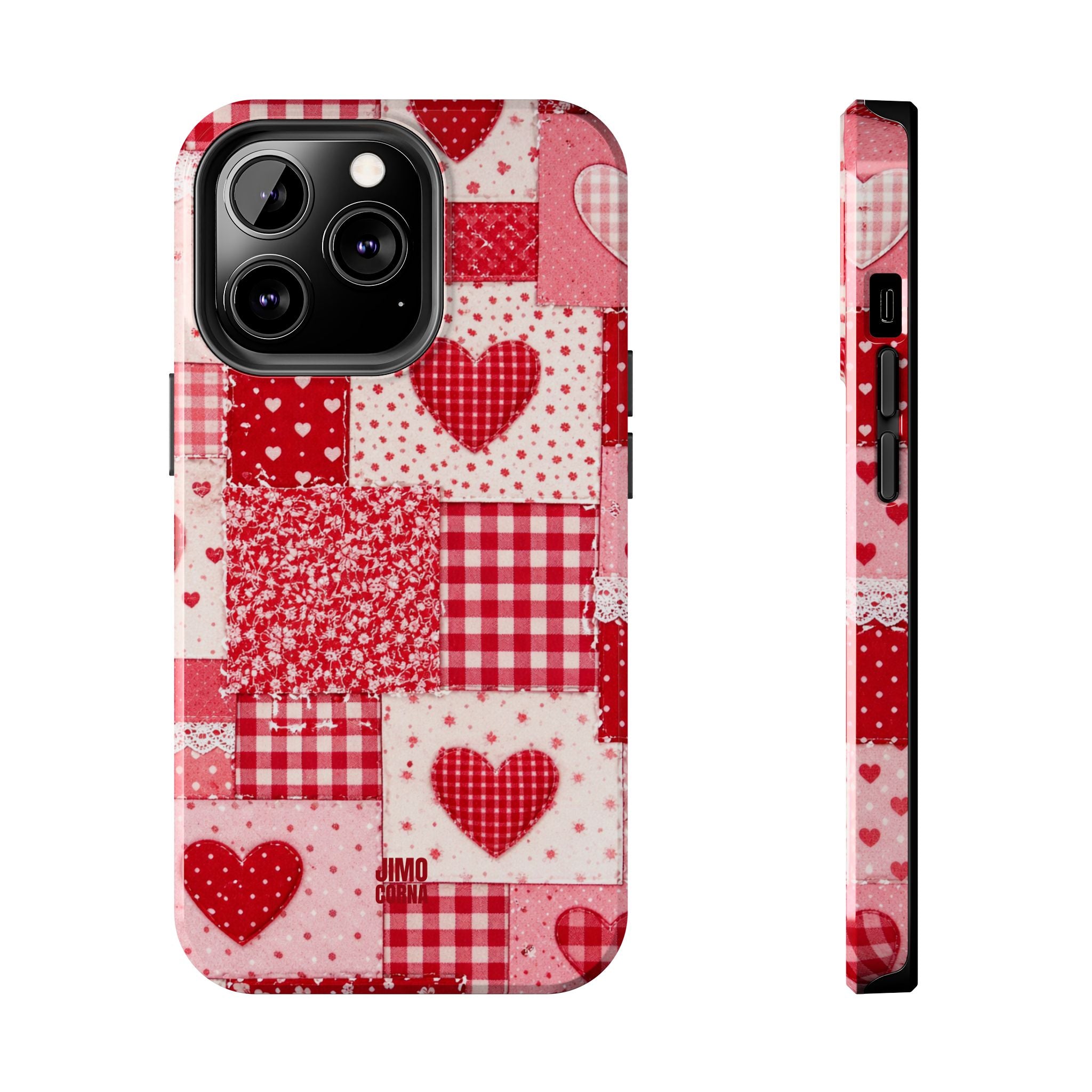Patchwork Heart iPhone Case