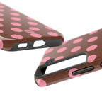 Big Polka Dot | Brown and Pink