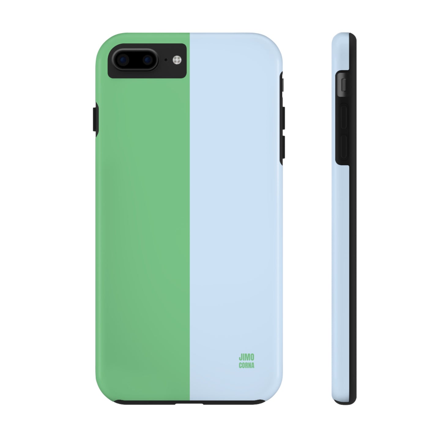 Blue and Green Color Block