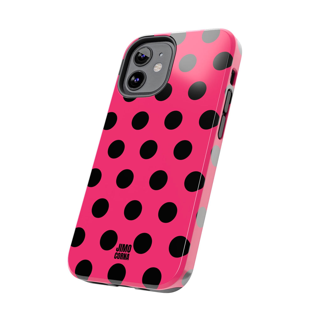 Big Polka Dot | Hot Pink and Black