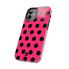 Big Polka Dot | Hot Pink and Black