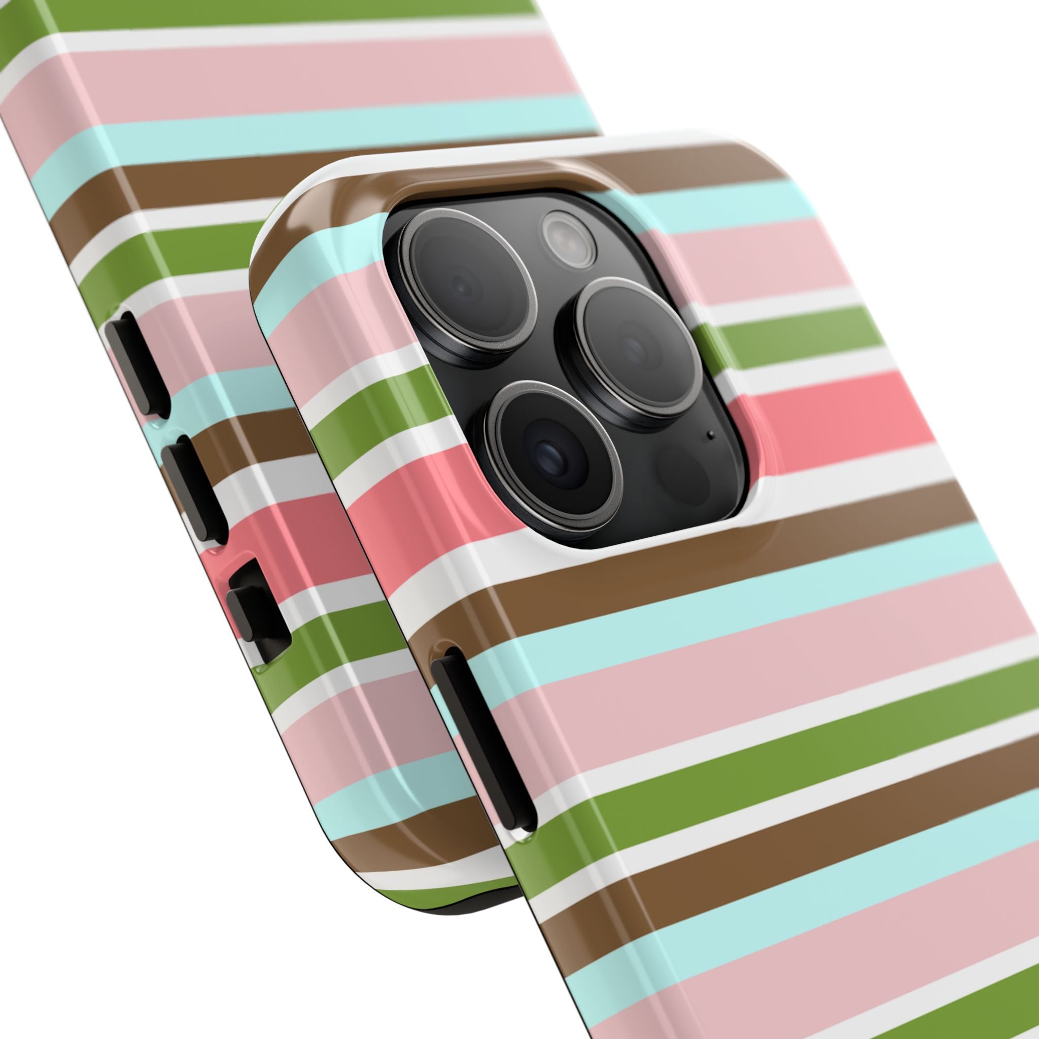 Sweet Candy Stripes iPhone Case