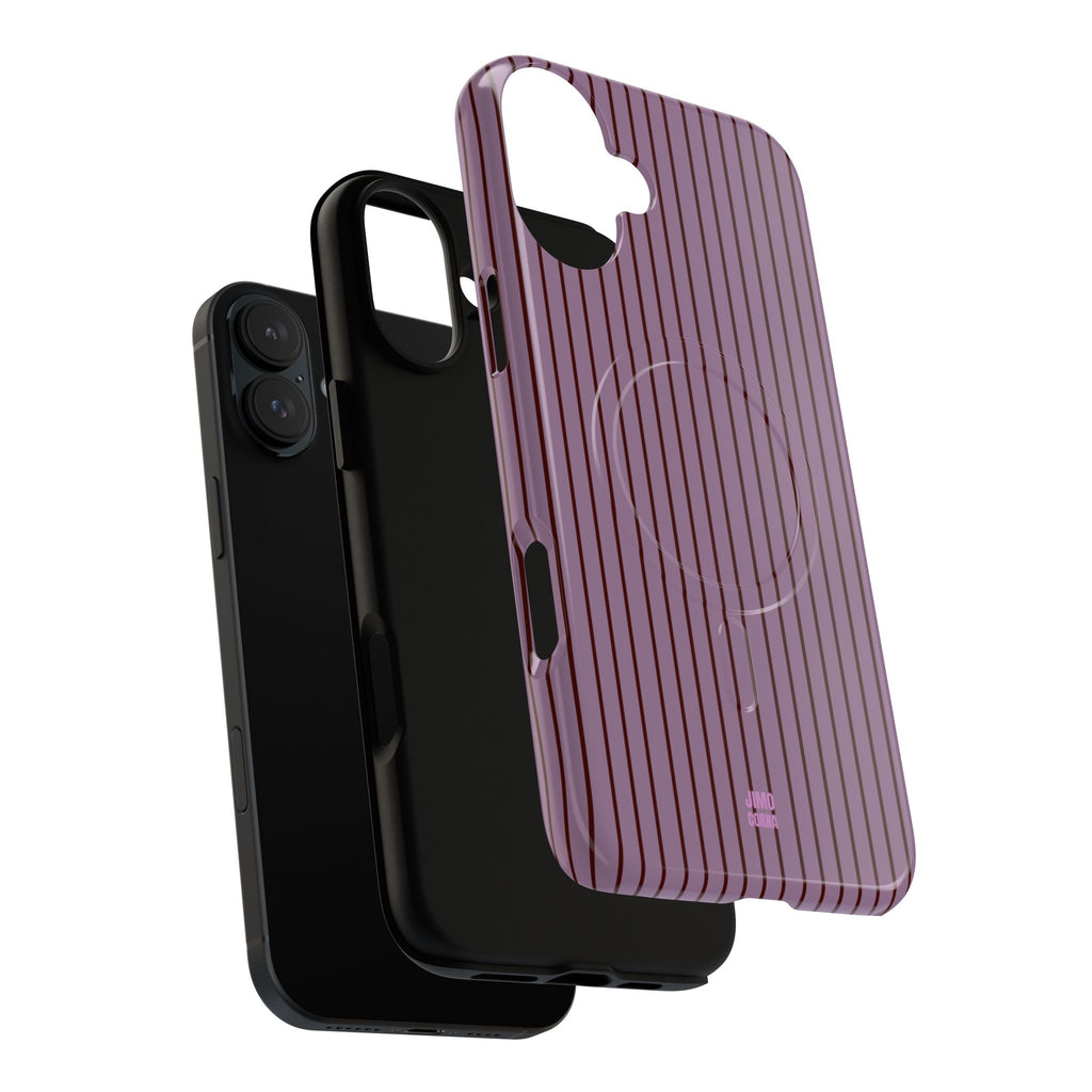 Plum Berry Soft Stripes