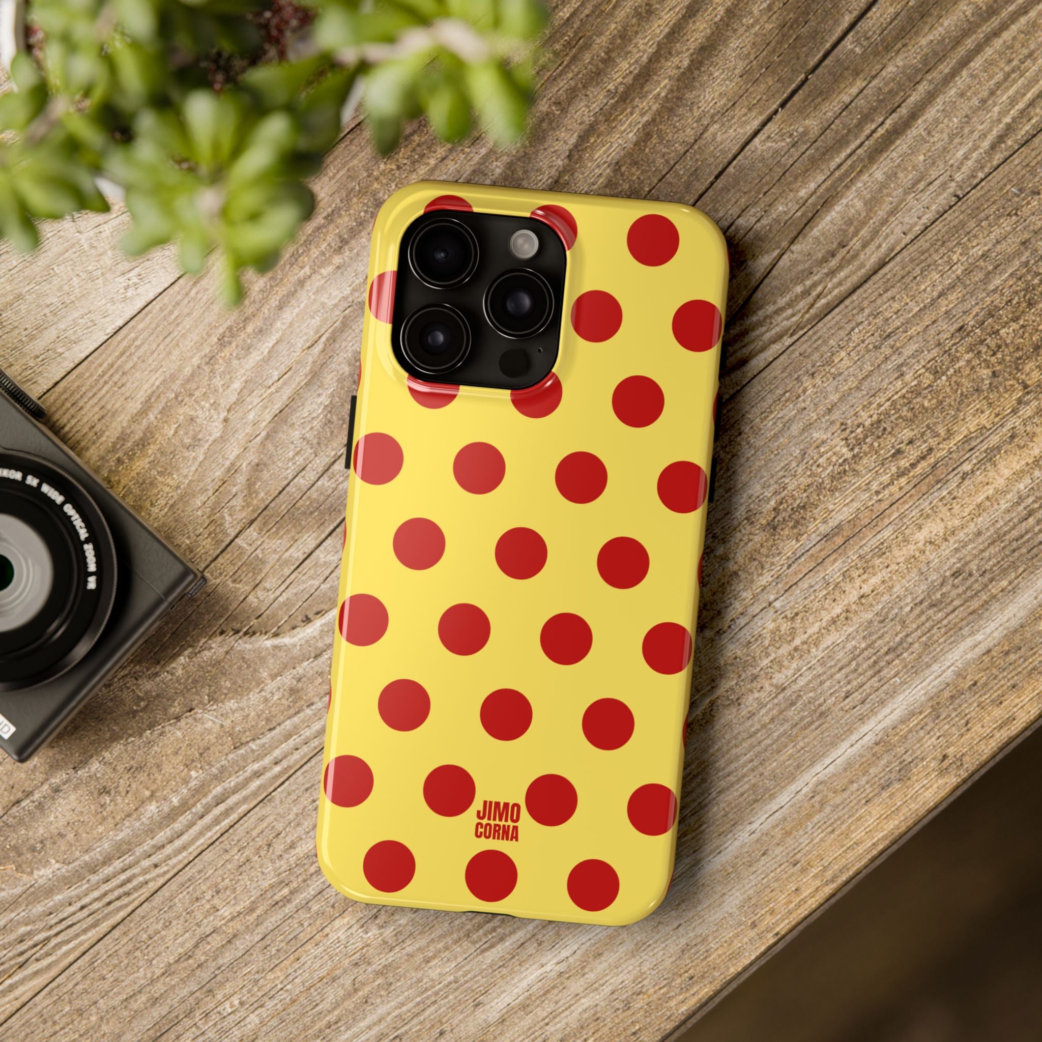 Big Polka Dot | Yellow and Red