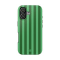 Bold Stripes iPhone Case | Olive Green