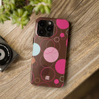 Spiral Pop iPhone Case | Brown