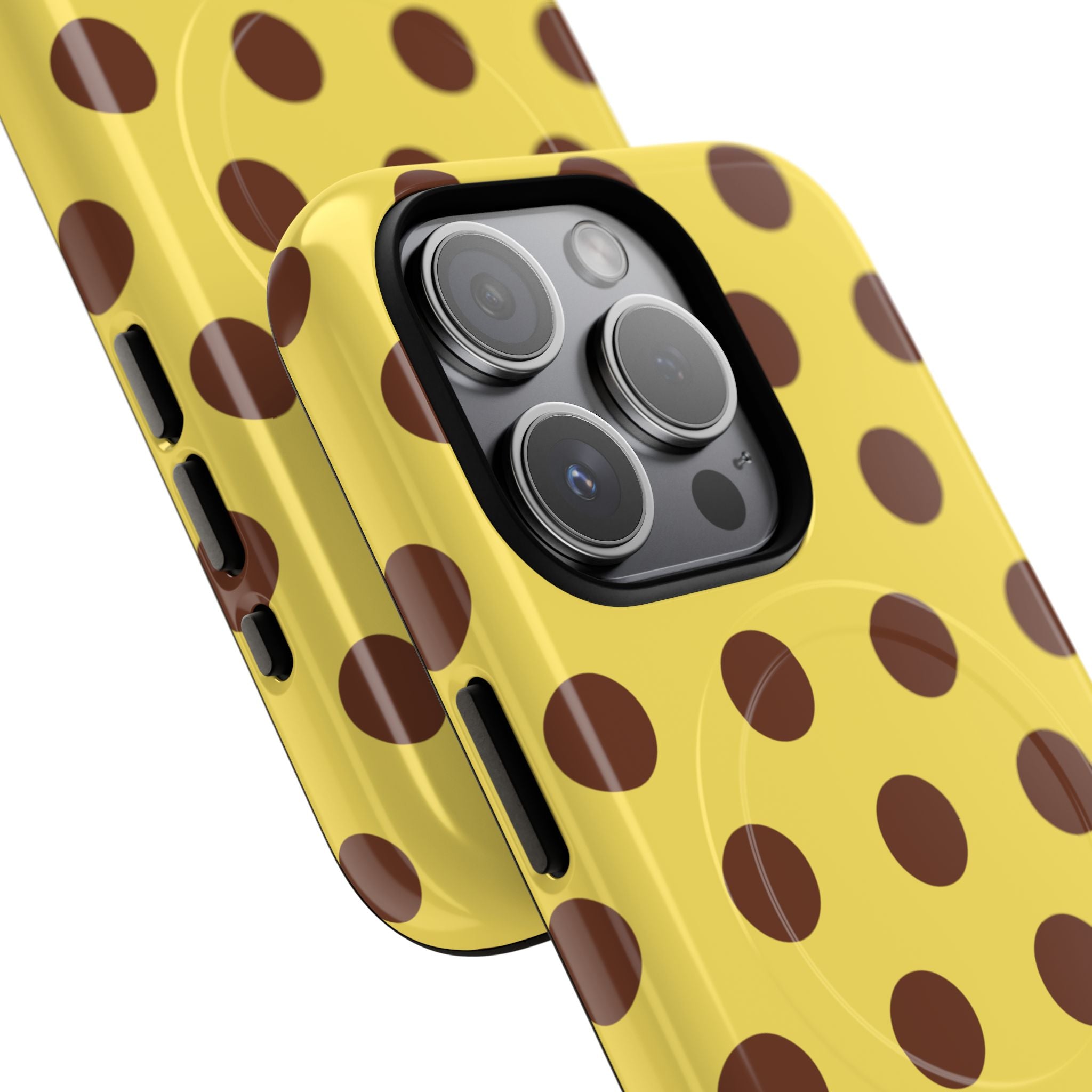 Big Polka Dot | Yellow and Brown