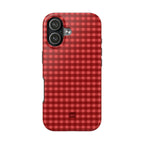 Farm Gingham iPhone Case | Red