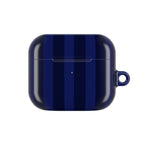 Bold Stripes AirPods Case | Navy Blue